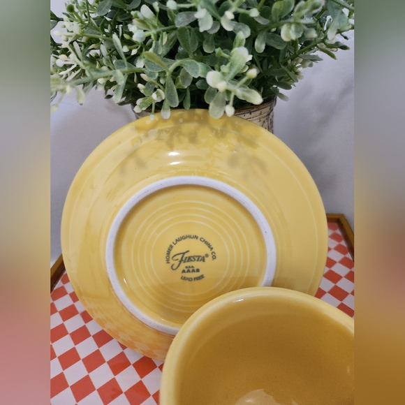 fiestaware set of 3 teacups - Picture 5 of 7